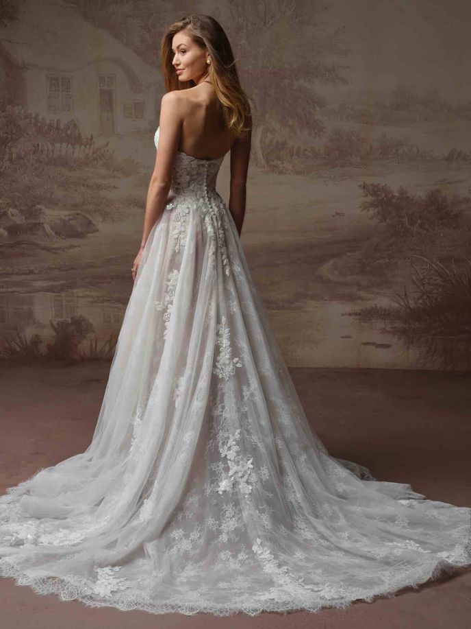 Maggie Sottero 7 Maggie Sottero Hadley A Line Wedding Dress F6MB135A01 Alt54 IV052