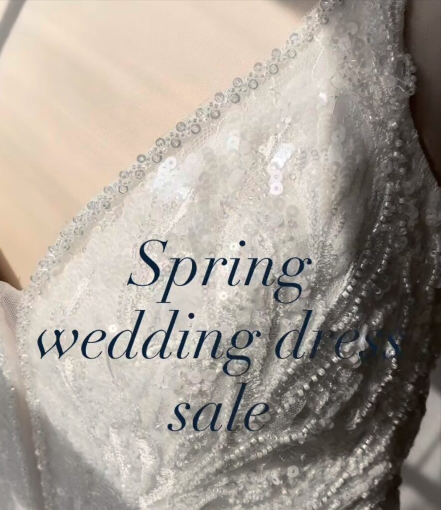 Spring Wedding Dress Sale
