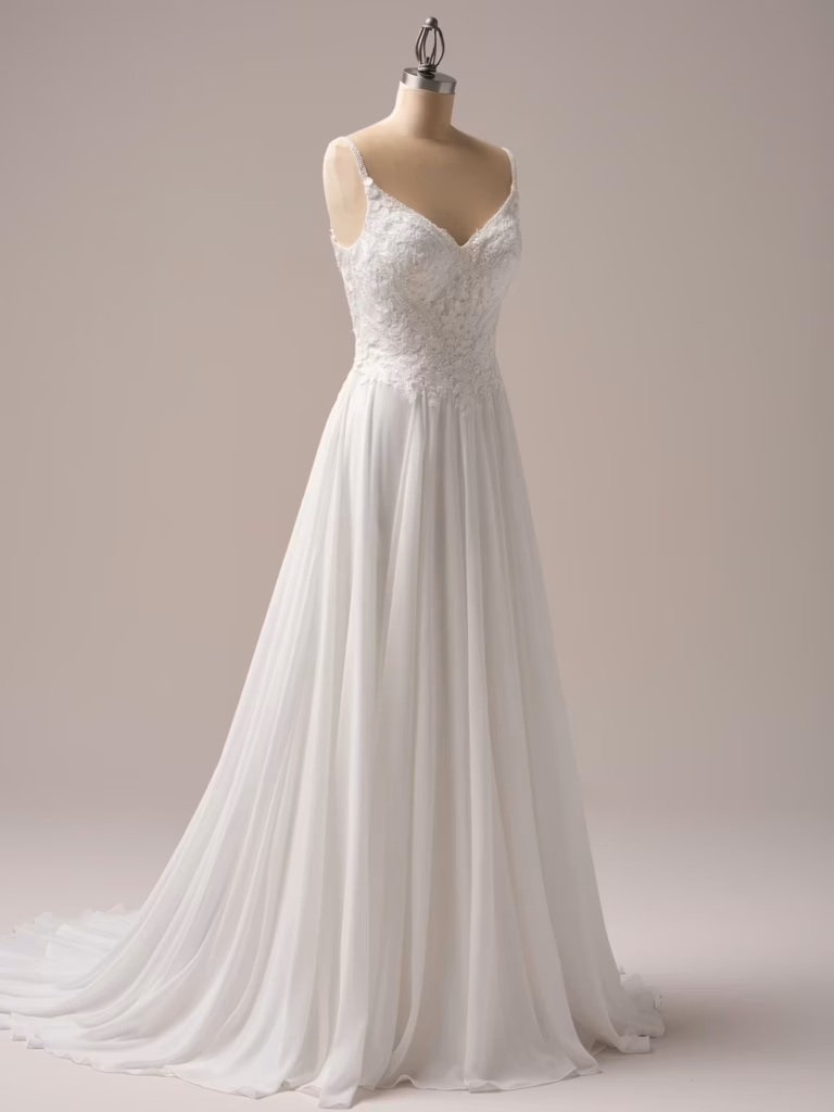 Rebecca Ingram Finley A line Wedding Dress 25RS888B11 Alt100 IV002