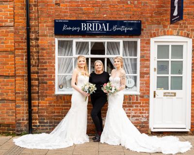 About 1 romsey bridal boutique shop front