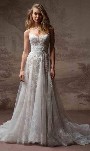 Hadley wedding A Line dress by Maggie Sottero